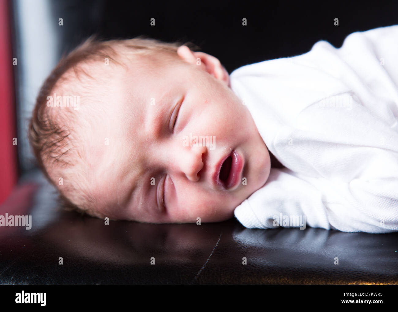 Newborn baby sleep prone hires stock photography and images Alamy