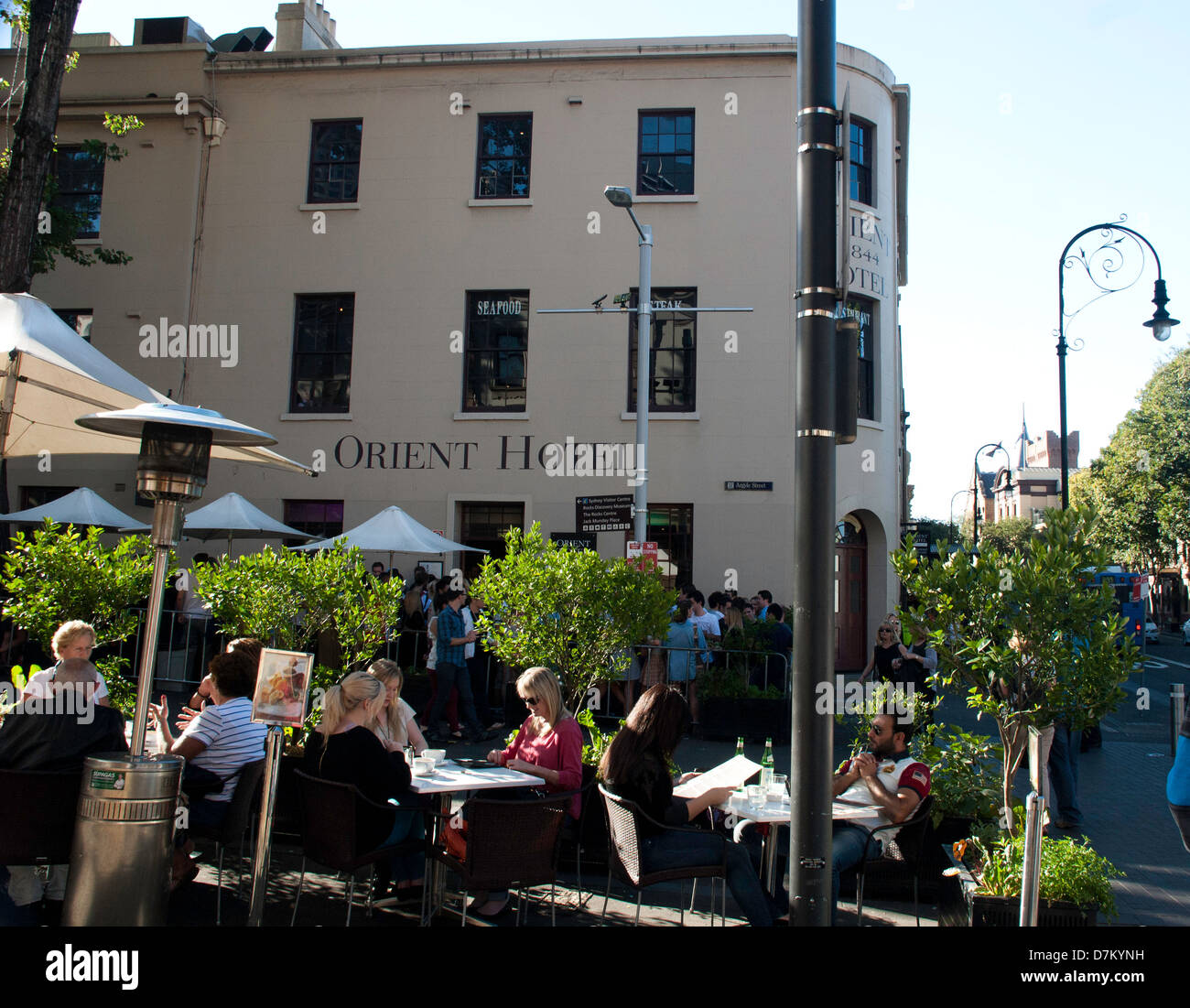 Outdoor dining in The Rocks, Sydney, Australia Stock Photo Alamy