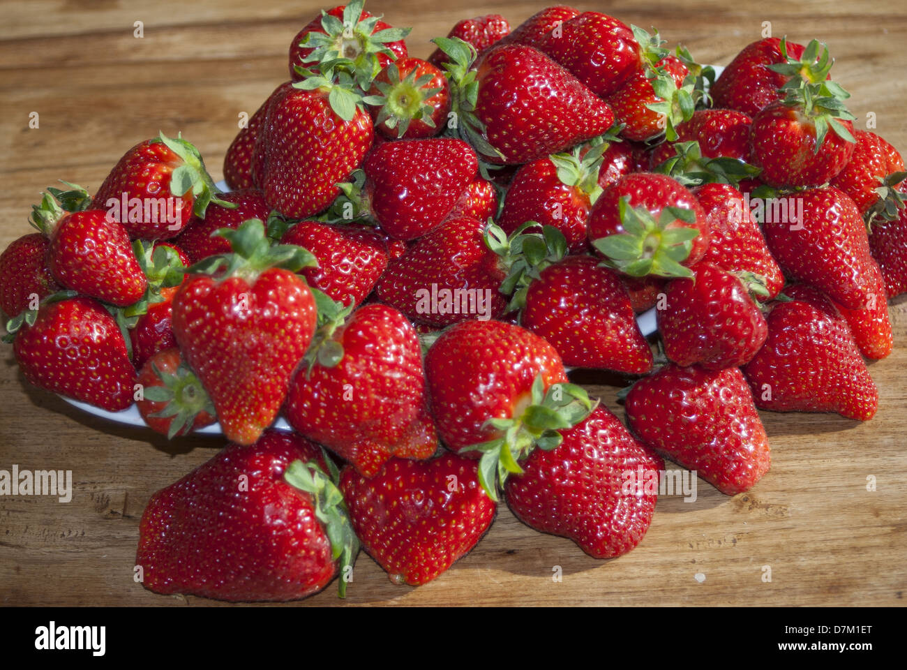 healthy fresh fruit and wellness:composition of strawberries Stock ...