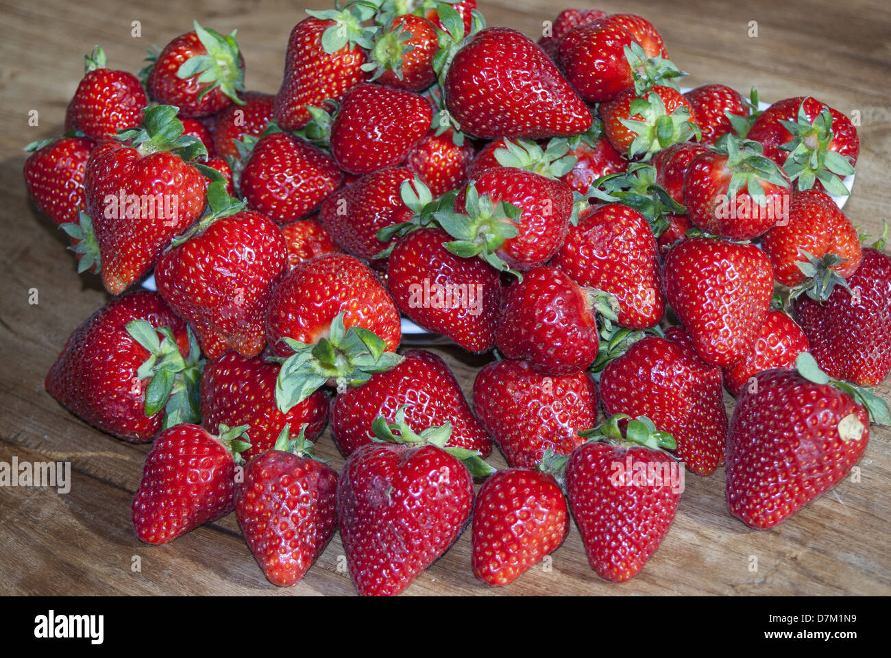 healthy fresh fruit and wellness:composition of strawberries Stock ...