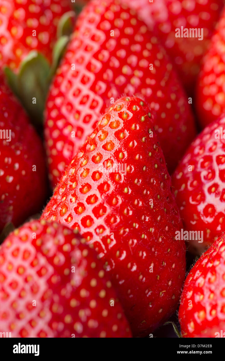 Full frame macro image strawberries hi-res stock photography and images ...