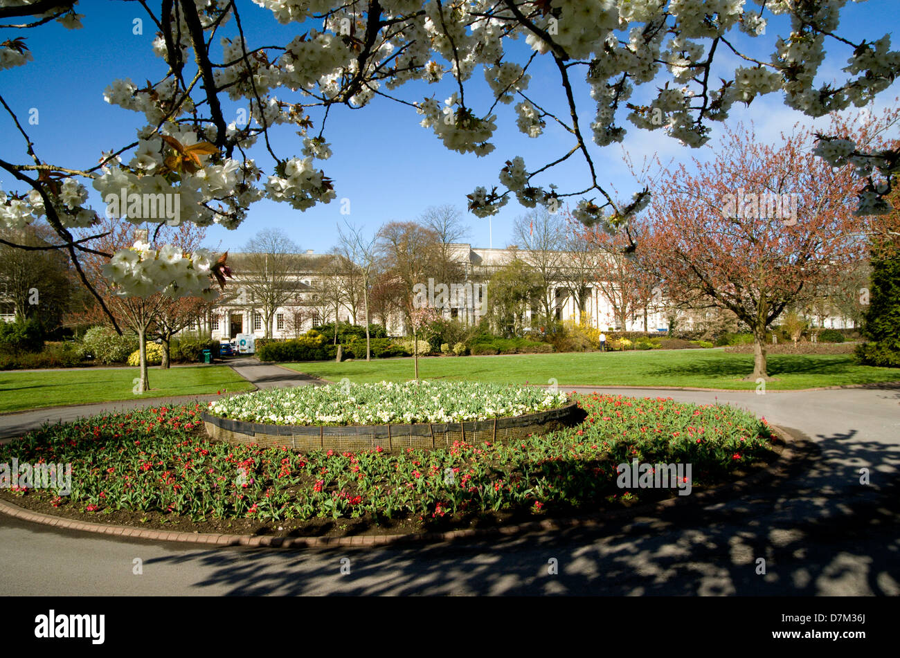 Alexandra Gardens Cathays Park Cardiff Wales Stock Photo Alamy