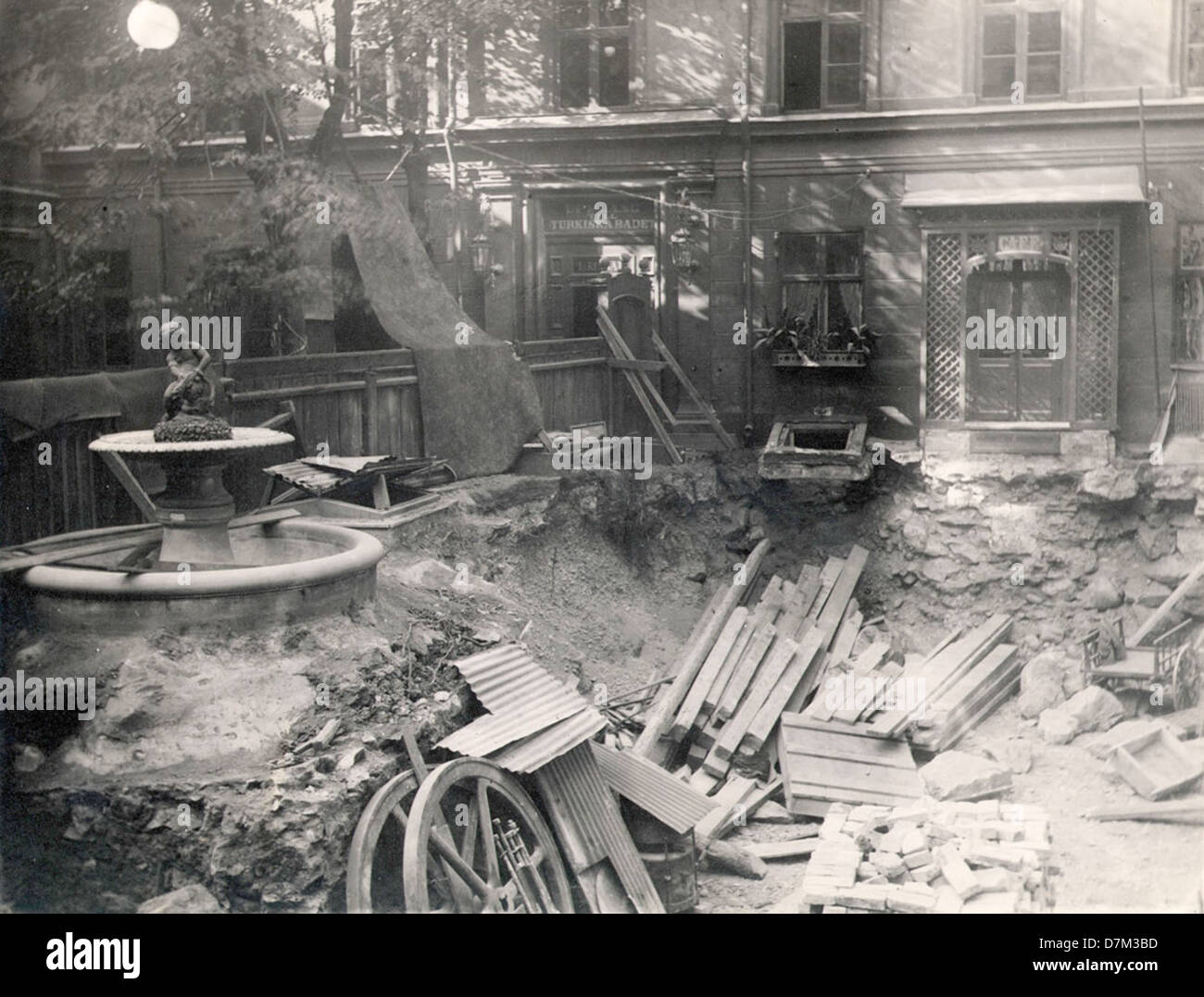 The old bathhouse's courtyard in Stockholm, Sweden Stock Photo Alamy