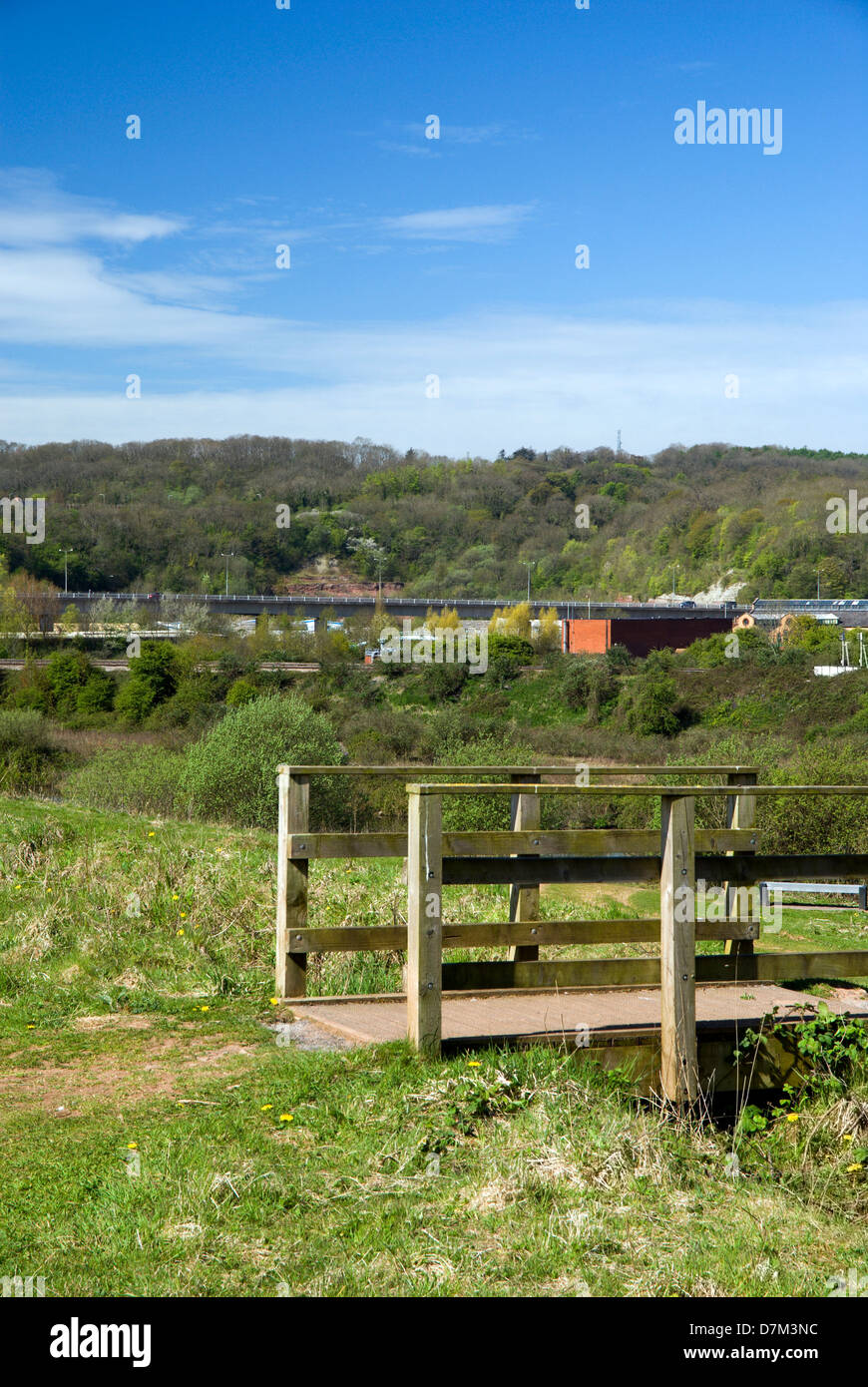 grangemoor country park, grangetown, cardiff, wales. Stock Photo