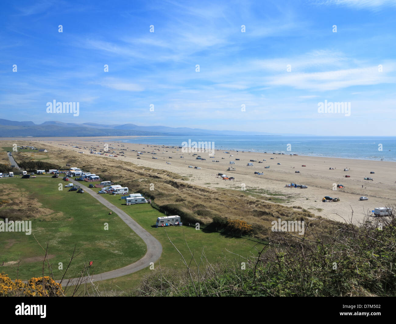 Black Rock Sands, near Porthmadog, Gwynedd Stock Photo Alamy
