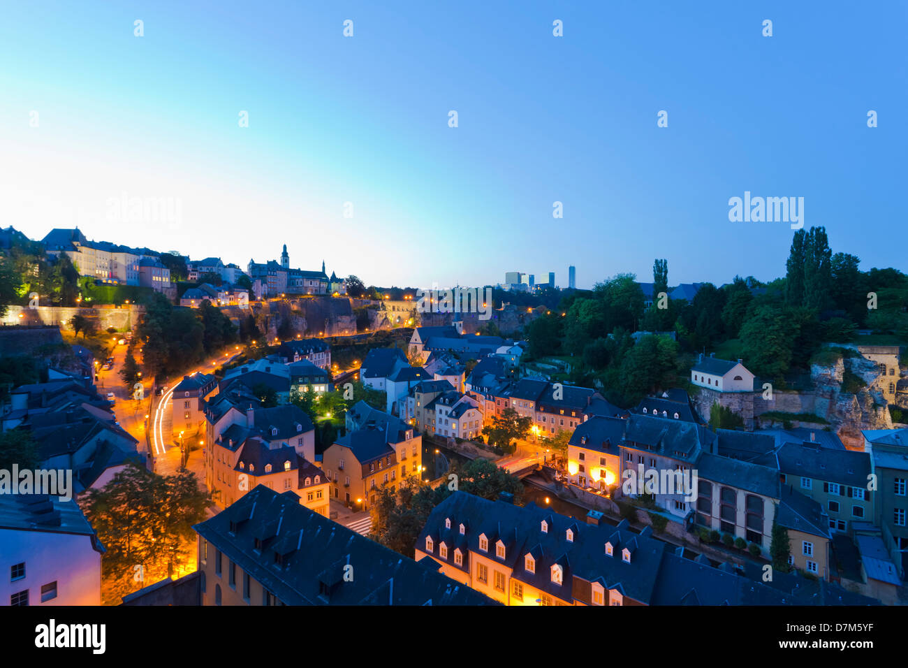 Luxembourg, View of city Stock Photo