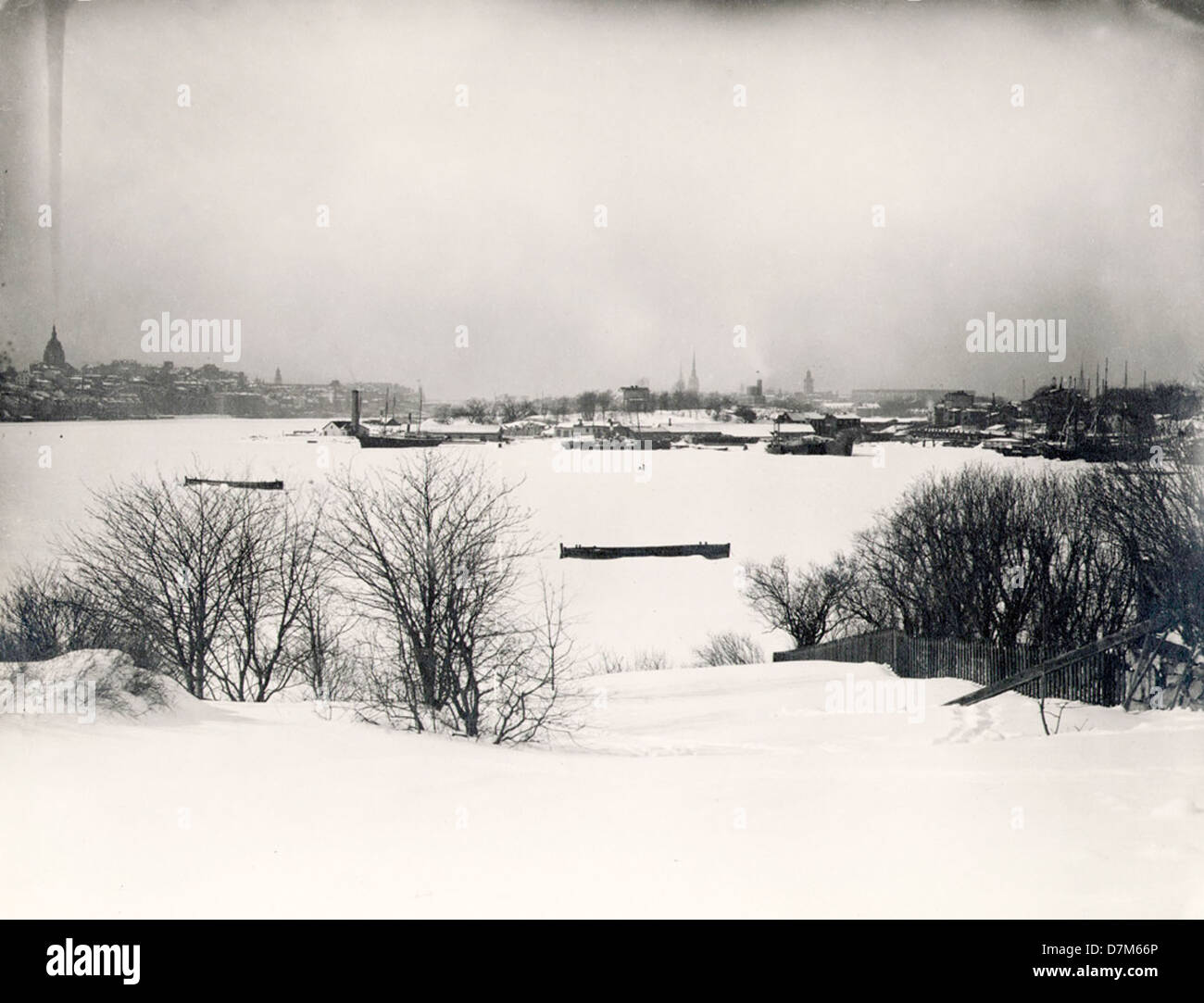 A winter landscape in Stockholm, Sweden, captured by the Swedish ...