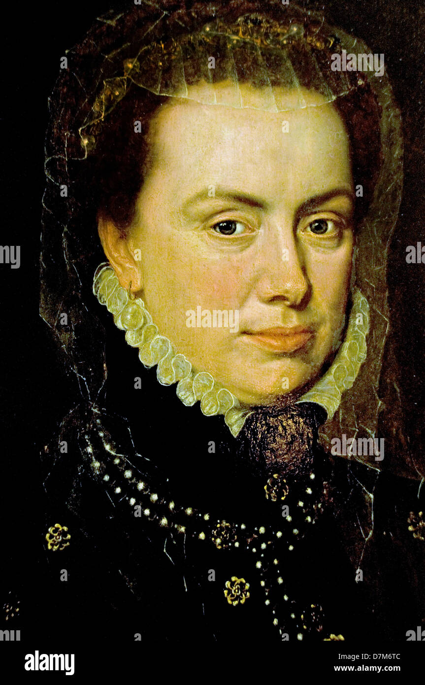 Margaret Duchess of Parma 1522 –  1586  Dutch Netherlands Italy Italian Stock Photo