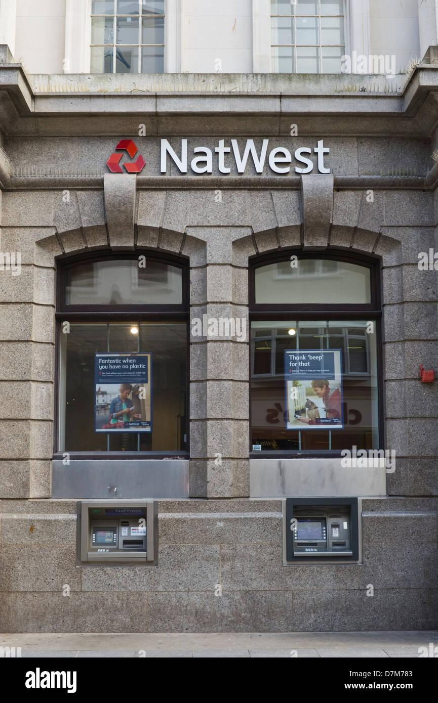 Uk High Street Bank Signs High Resolution Stock Photography and Images
