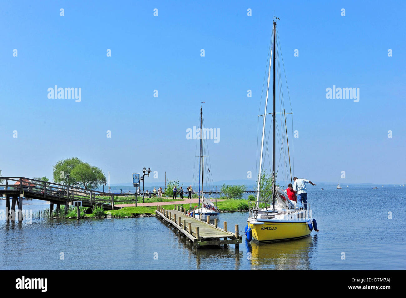 the Steinhuder Meer, Germany, Wunstorf, Lower Saxony Stock Photo