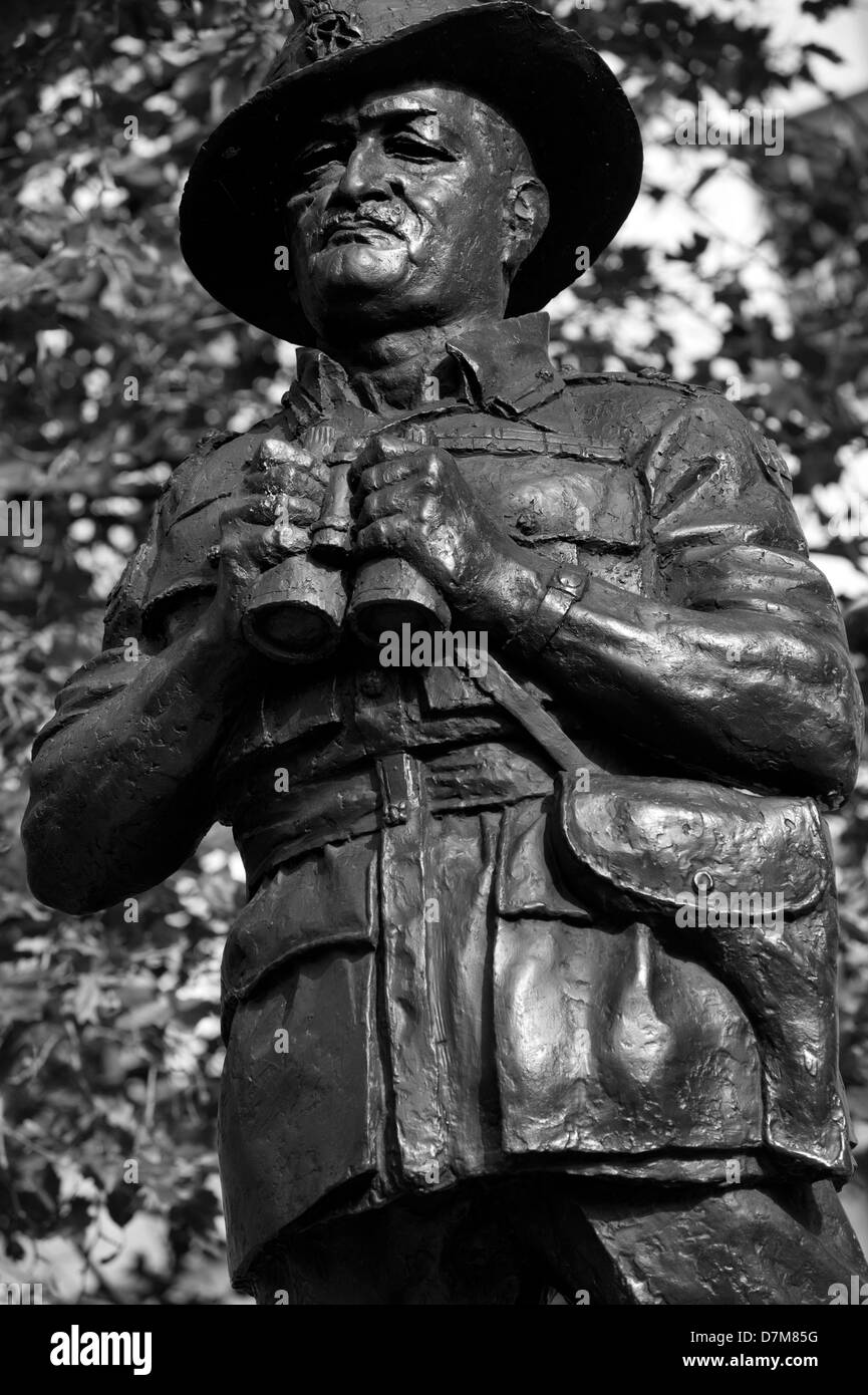 The Statues of London,England. October 2012 Seen here Field Marshall
