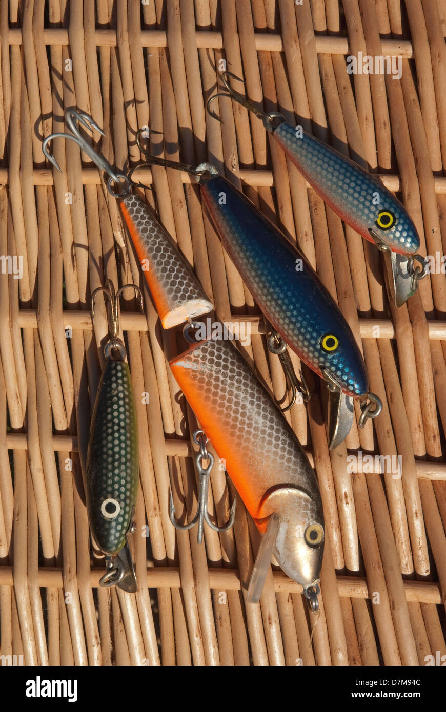 Collecting fishing lures hi-res stock photography and images - Alamy,  vintage metal fishing lures 