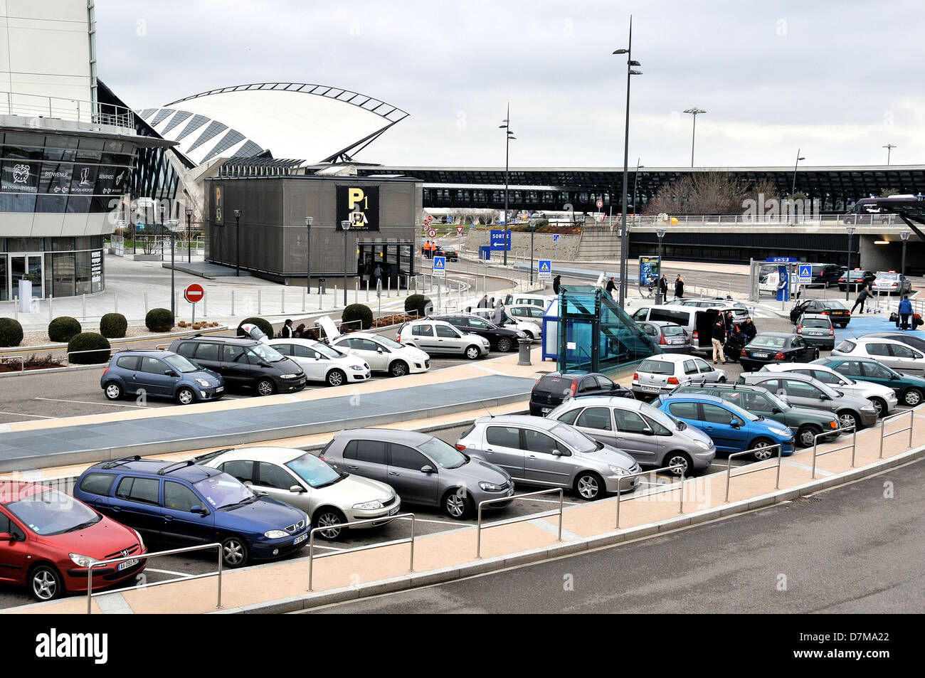 Lyon-Saint-Exupéry international airport Satolas Rhône Rhone-Alpes France Stock Photo