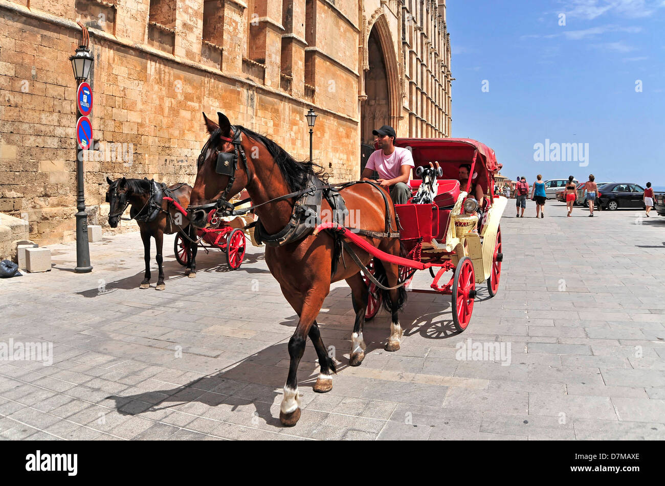 Spain, the Balearic Islands, Palma de Majorca, Palma de Mallorca Stock Photo