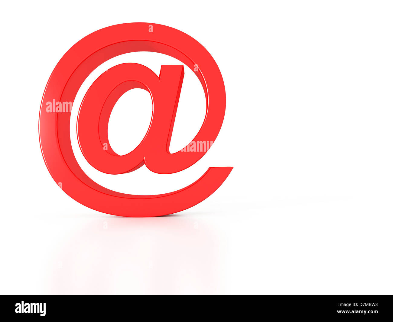 At sign artwork stock photo alamy