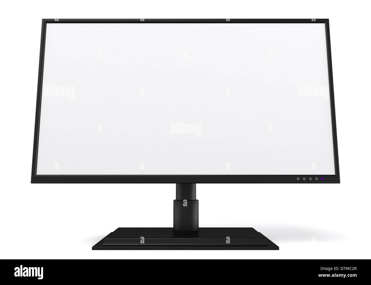 Flat screen monitor, artwork Stock Photo