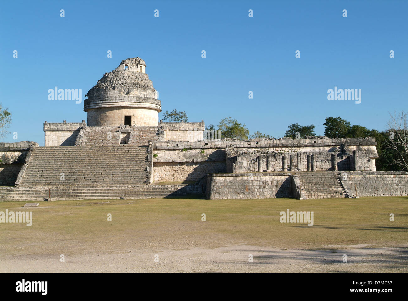 the archaeological site of Chichen Itza on Yucatan, Mexico Stock Photo
