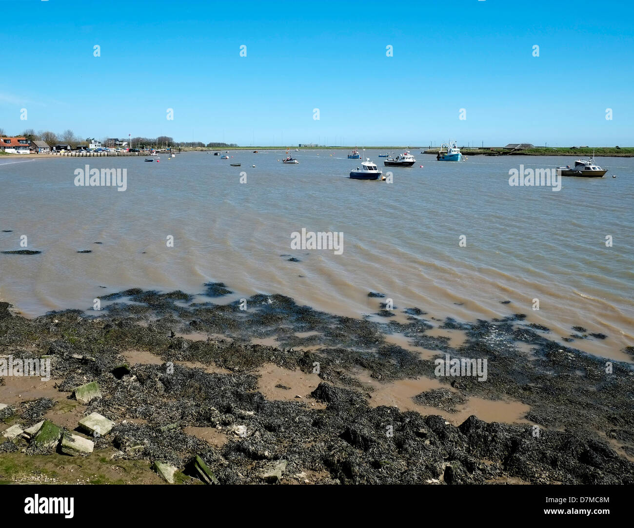 The River Ore at Orford. Stock Photo