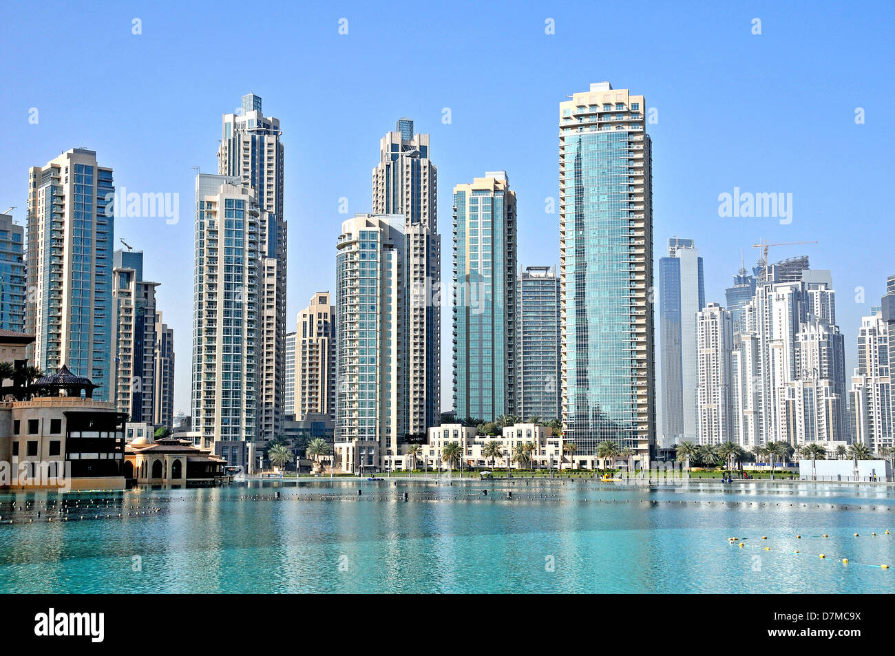 skyline Dubai UAE Stock Photo