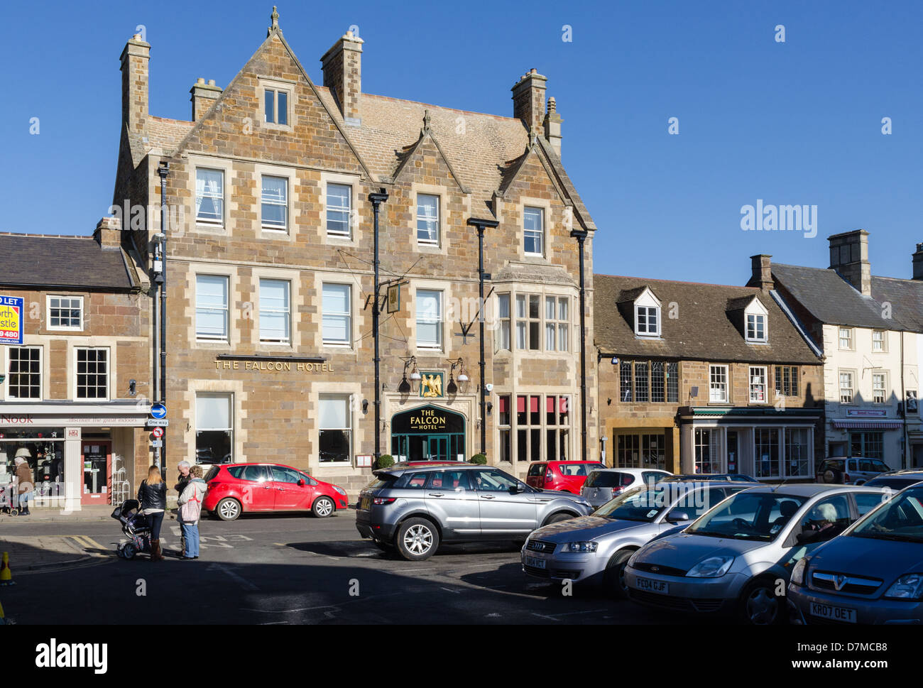 The Falcon Hotel in Uppingham, Rutland Stock Photo Alamy