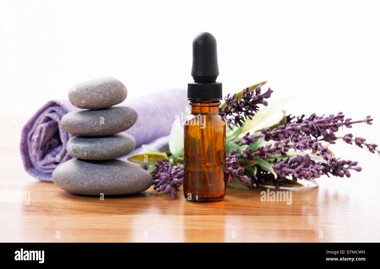 Lavender aromatherapy Stock Photo