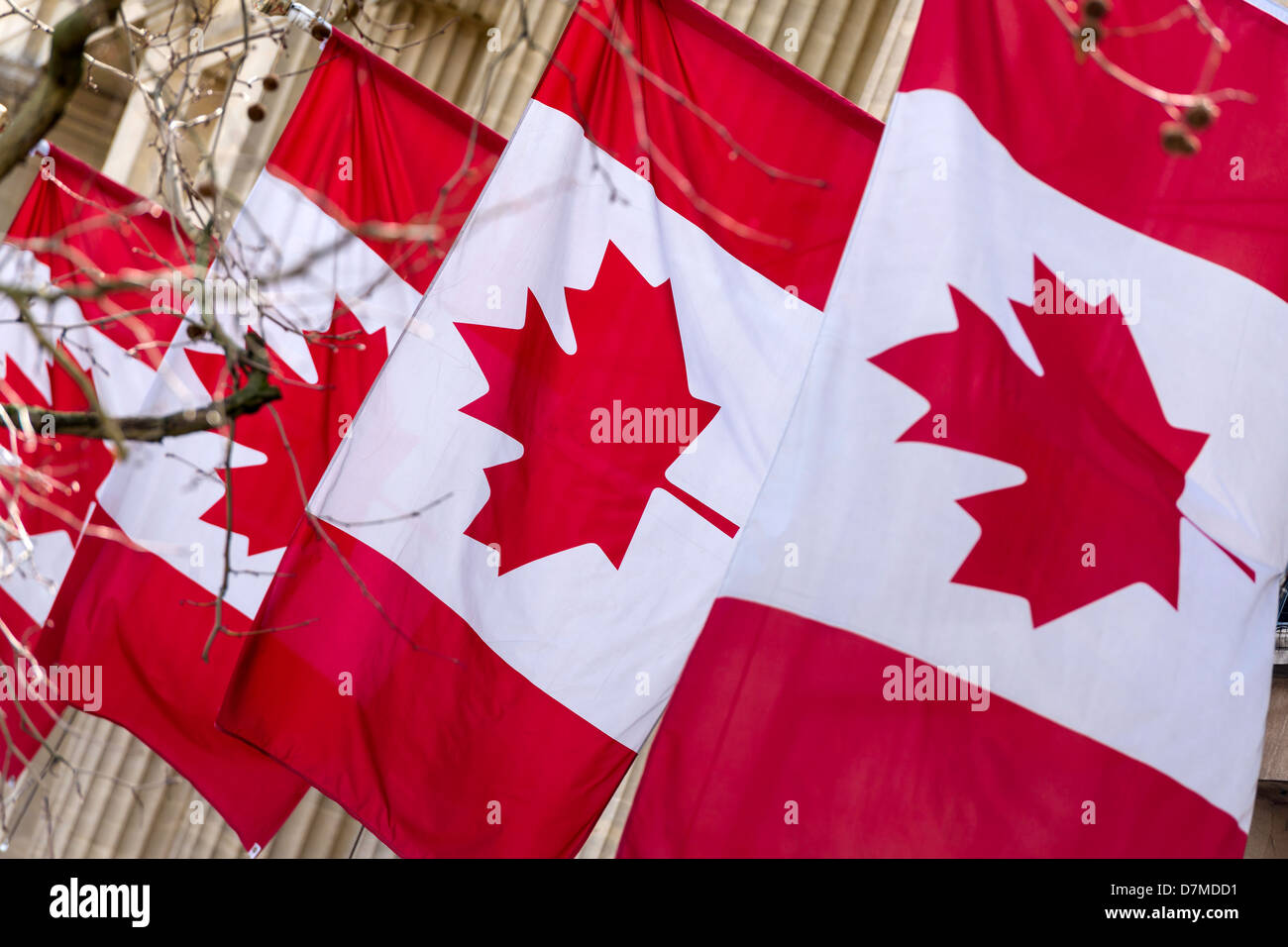 Canadian Embassy - Trafalgar Square, London, England Stock Photo