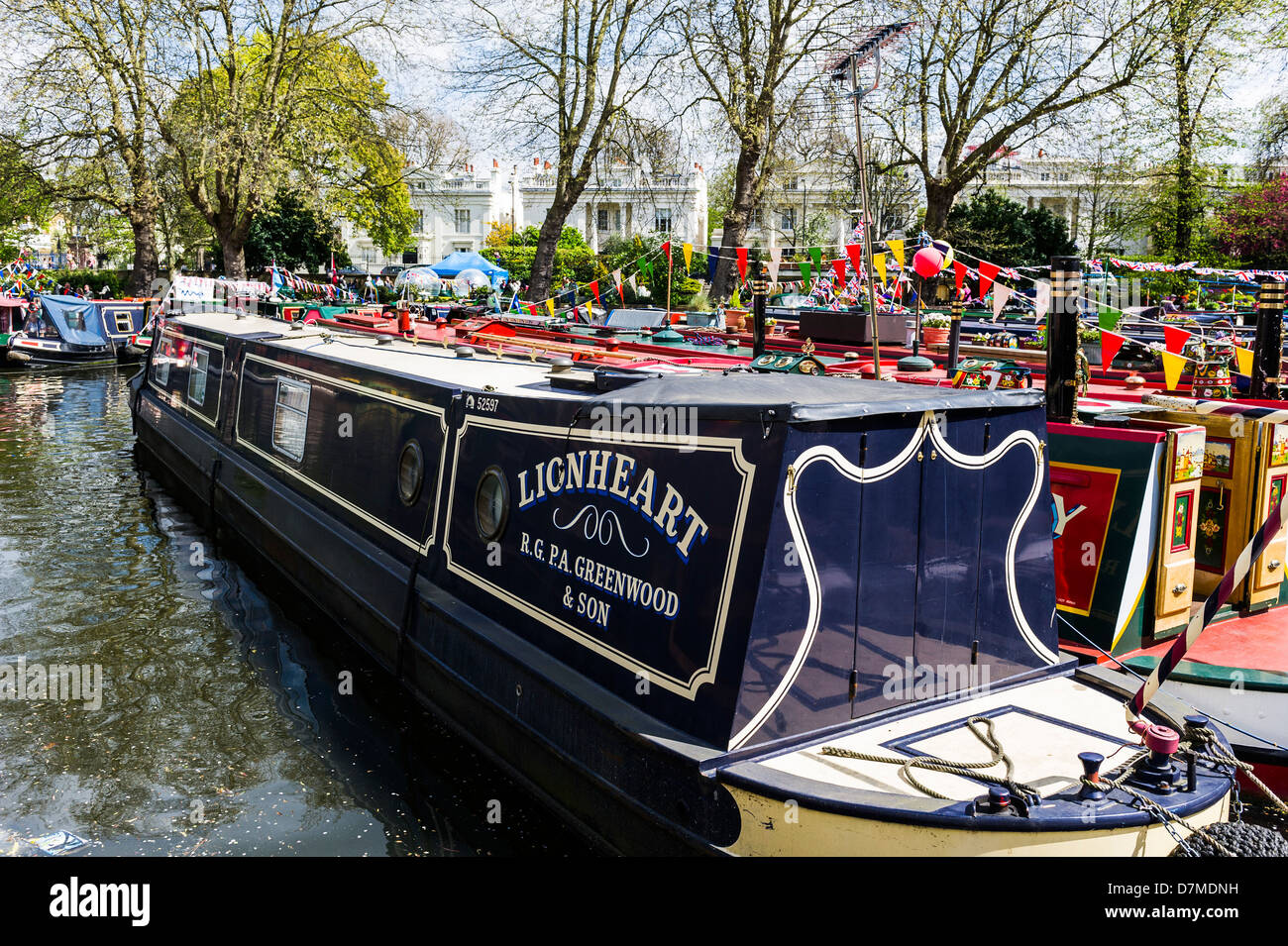 The Canalway Cavalcade at Little Venice in London Stock Photo Alamy