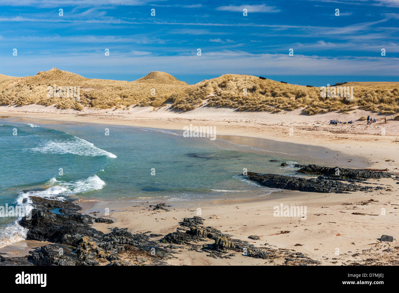 View of Balnakeil Bay in the north Highlands Bay near Durness., Scotland, UK, Europe. Stock Photo