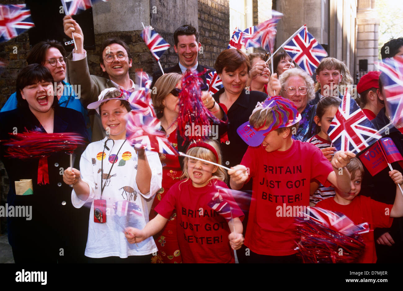 Tony blair election victory hires stock photography and images Alamy