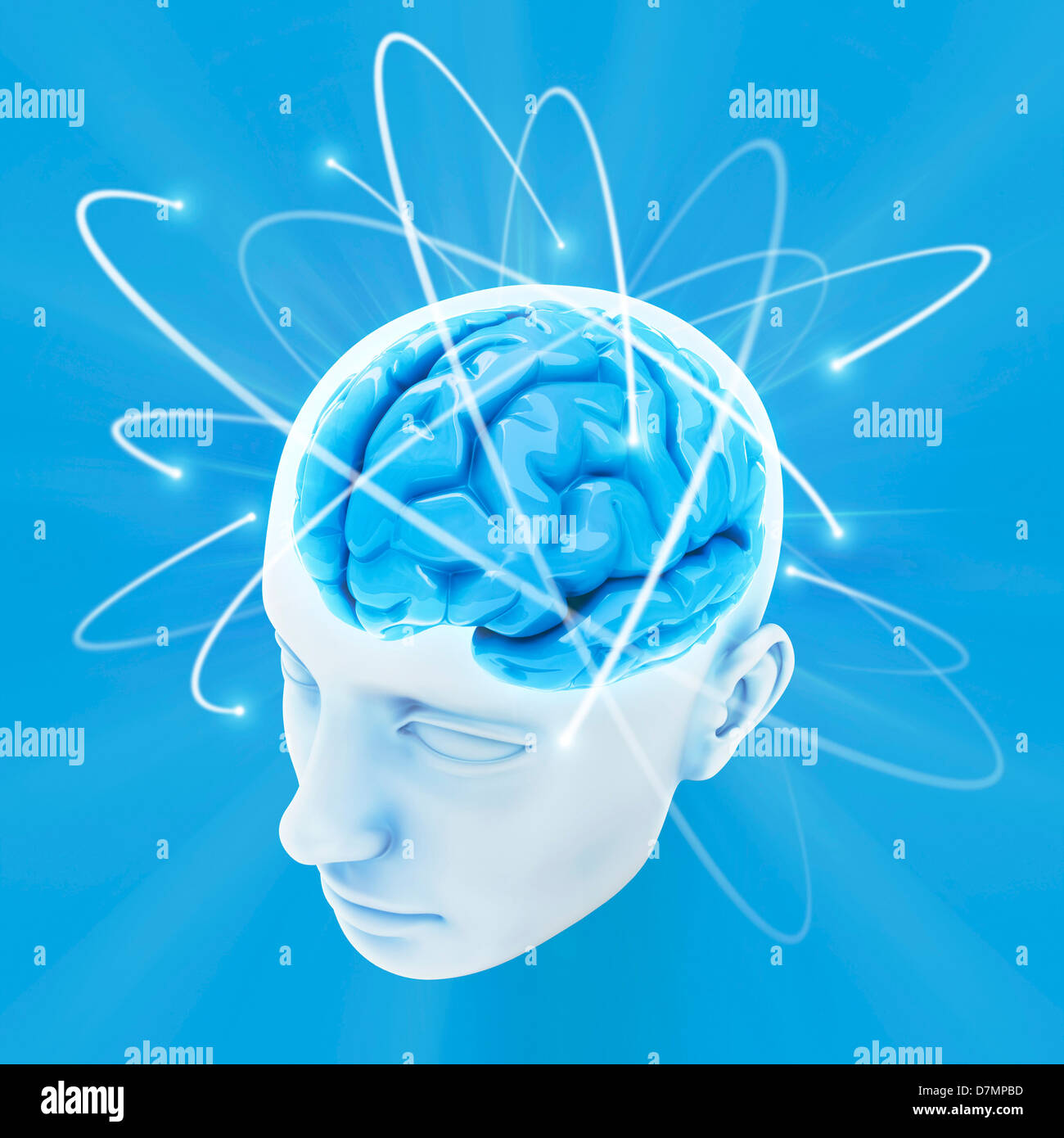 Intelligence, conceptual artwork Stock Photo