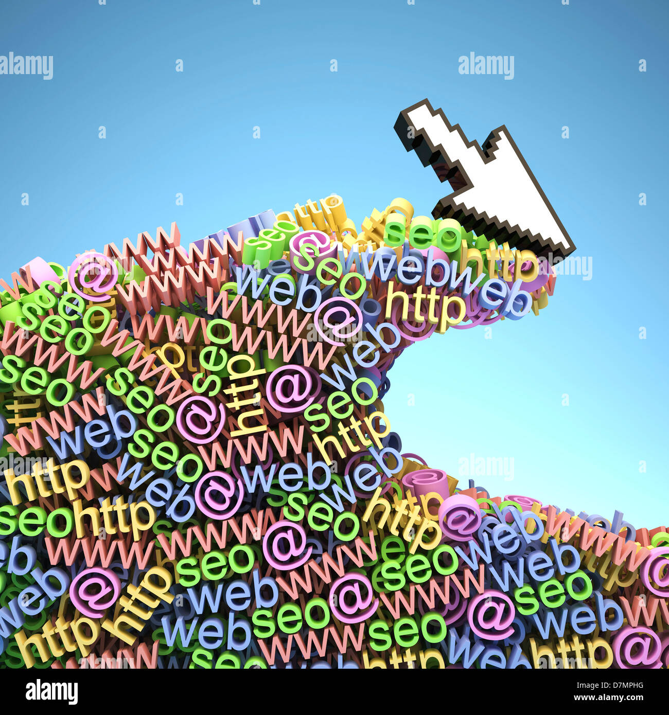 surfing, conceptual artwork Stock Photo Alamy