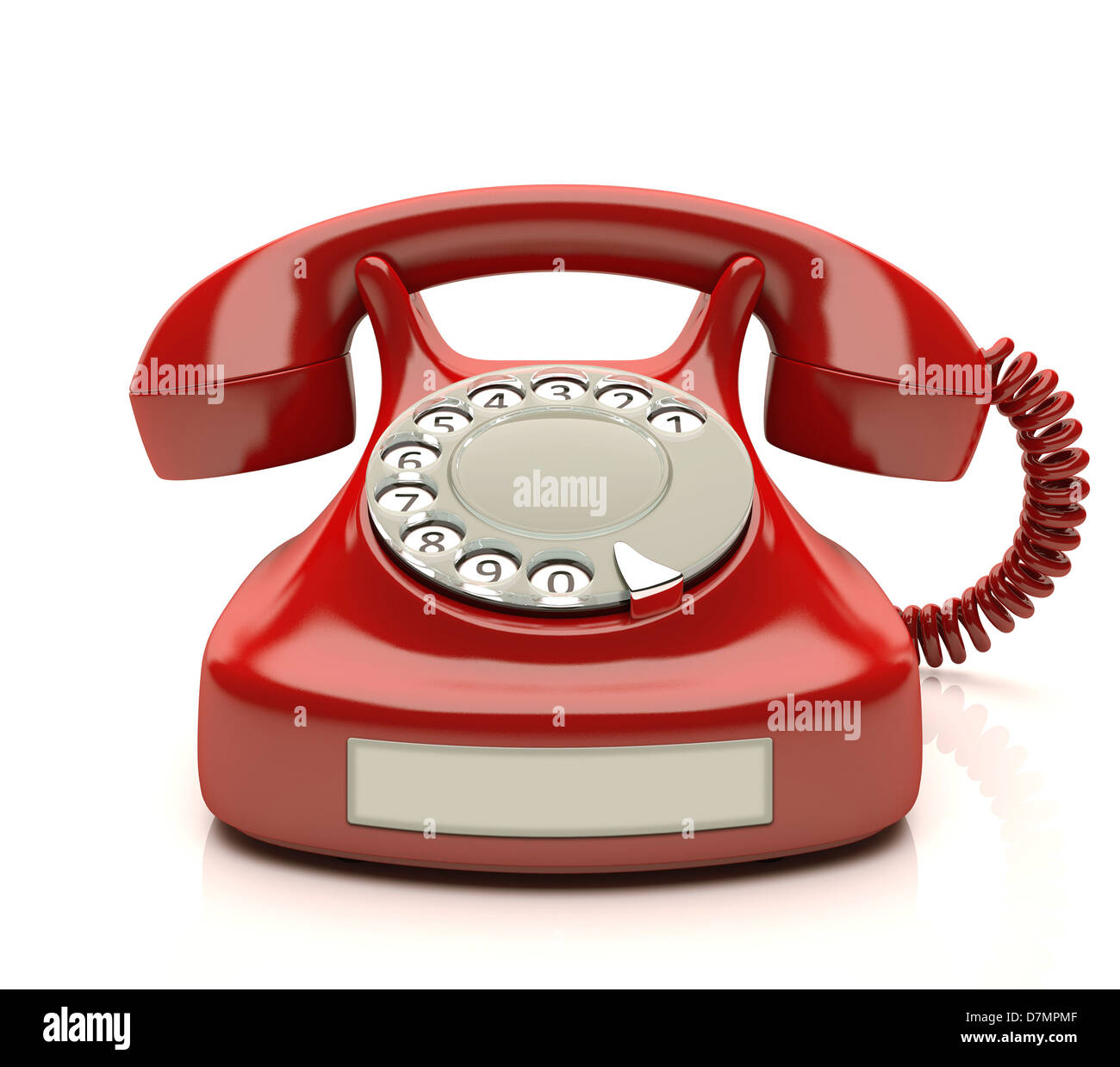 Telephone, artwork Stock Photo