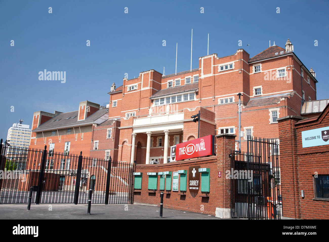 Gates entrance to kia oval hires stock photography and images Alamy