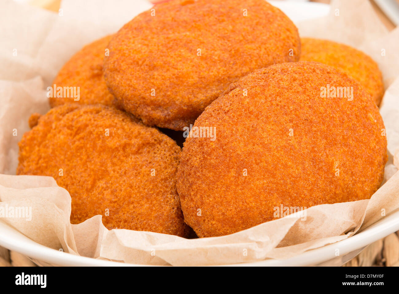 Acaraje Brazilian fritters made with blackeyed peas served with