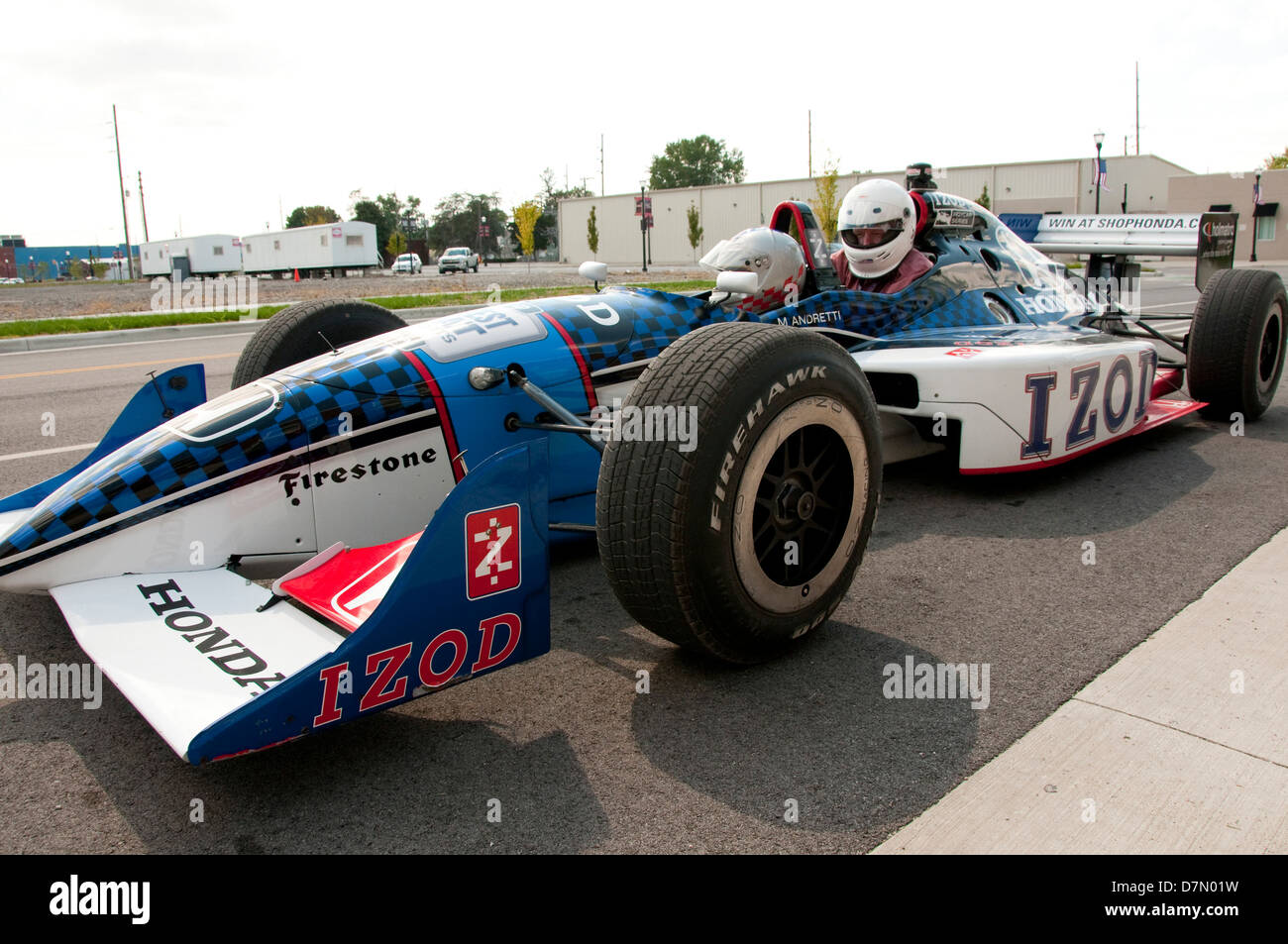 USA, Indiana, Indianapolis Motor Speedway, ride in a streetlegal Indy