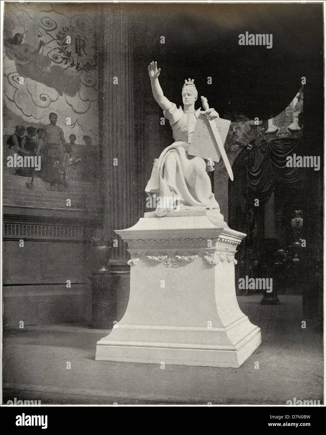 1893 worlds fair chicago statue hi-res stock photography and images - Alamy
