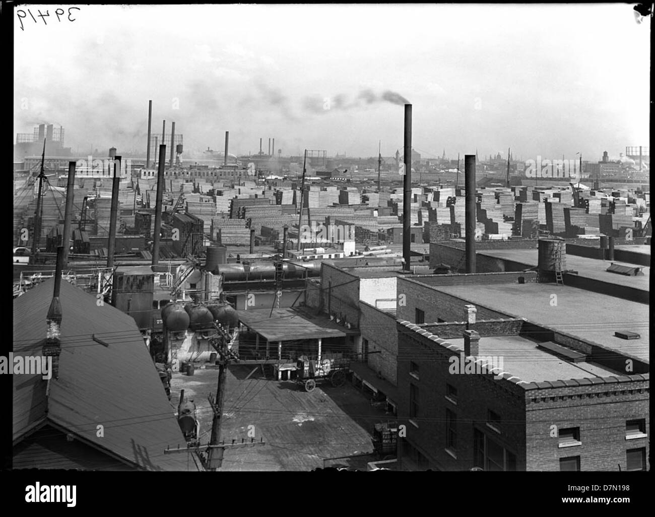 Edward Hines Lumber Company yard Stock Photo Alamy