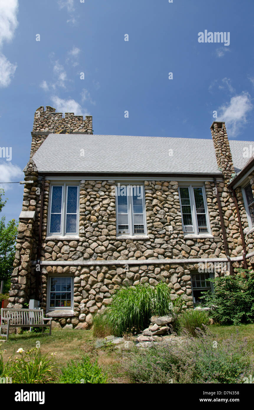 Massachusetts, Martha's Vineyard, Vineyard Haven. The United Methodist Church of Martha's Vineyard. Stock Photo