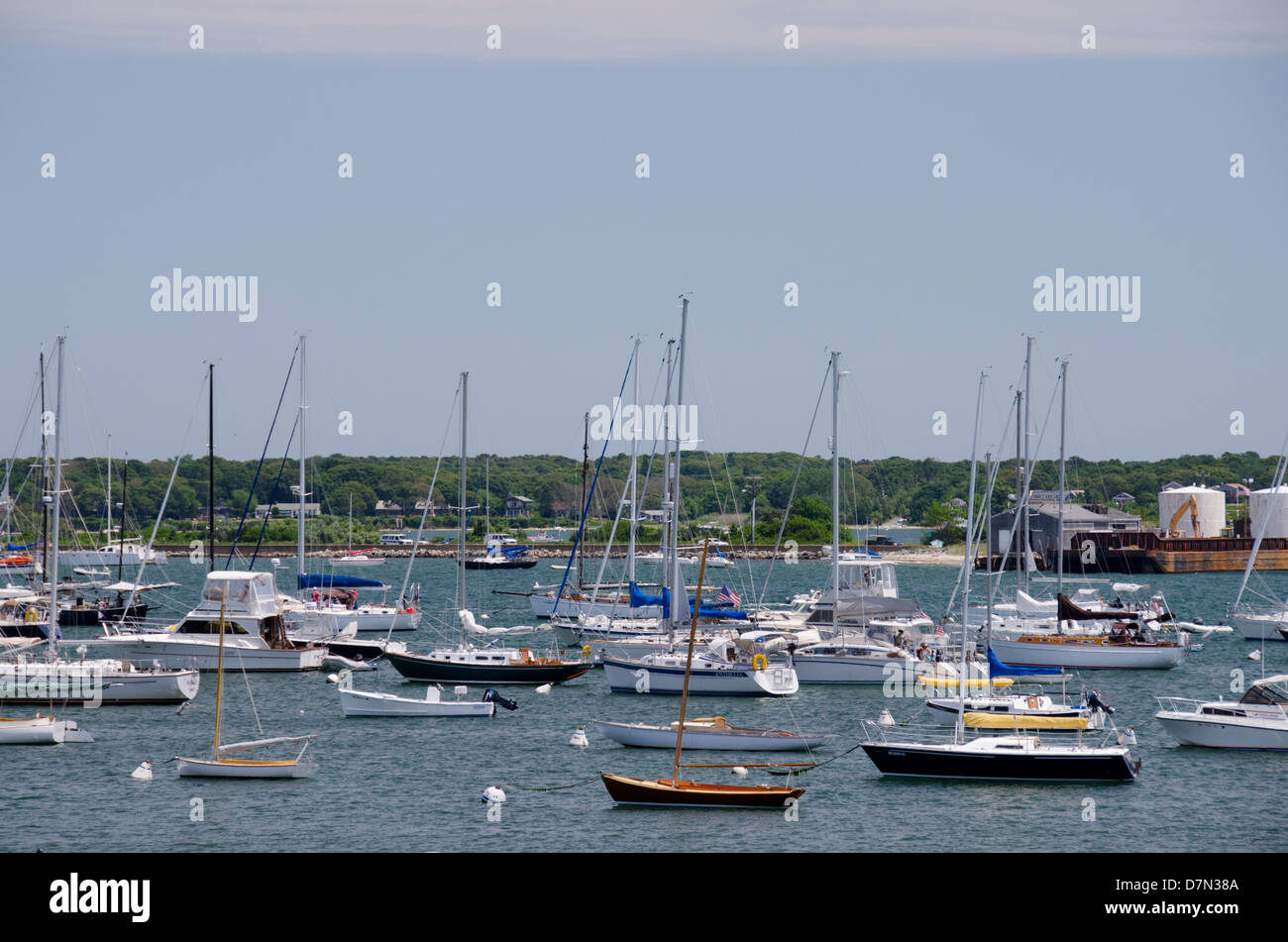 Massachusetts, Martha's Vineyard, Vineyard Haven. Marina area of Vineyard Haven Stock Photo Alamy