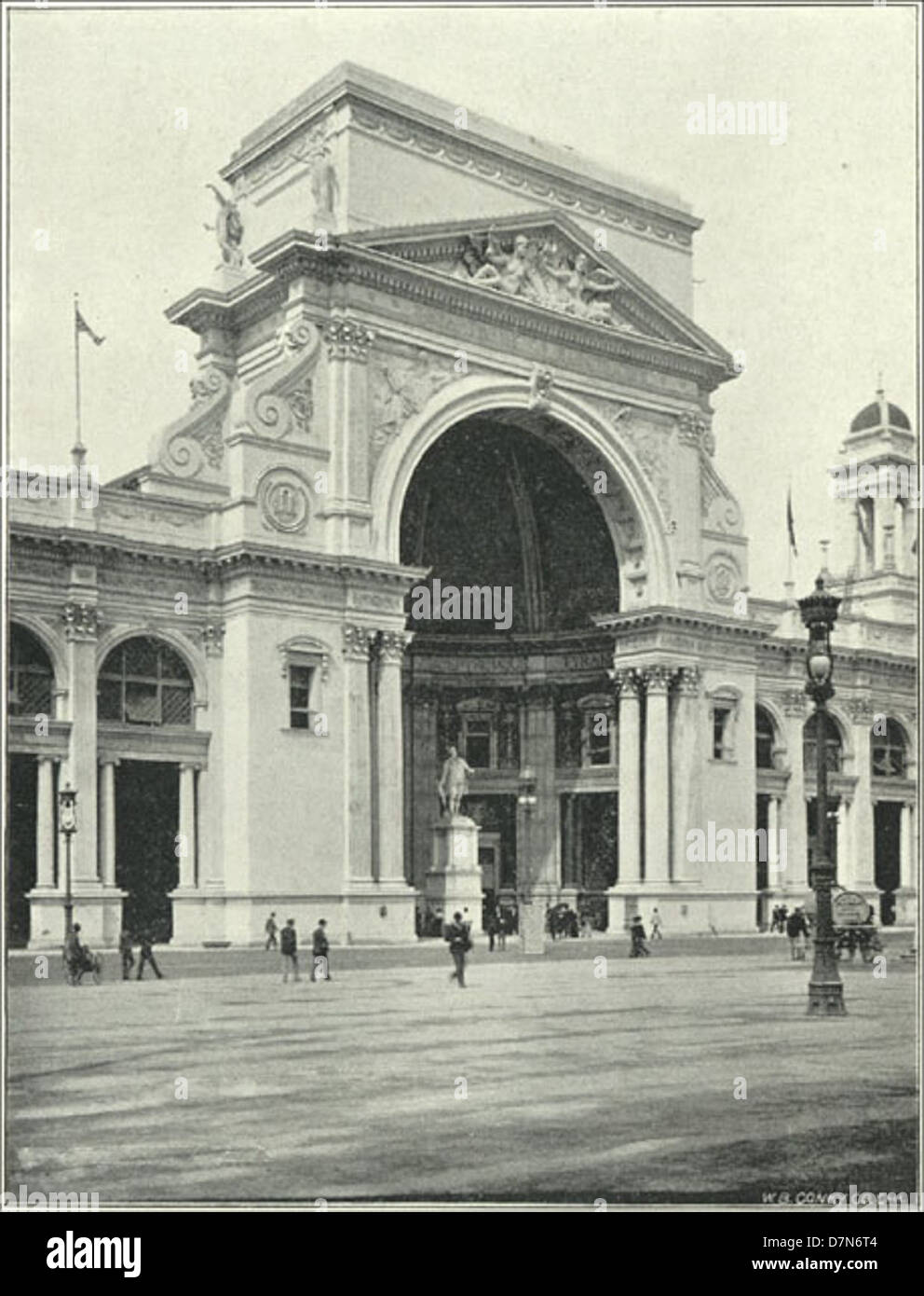 The Electricity Building at the 1893 Chicago World's Columbian ...