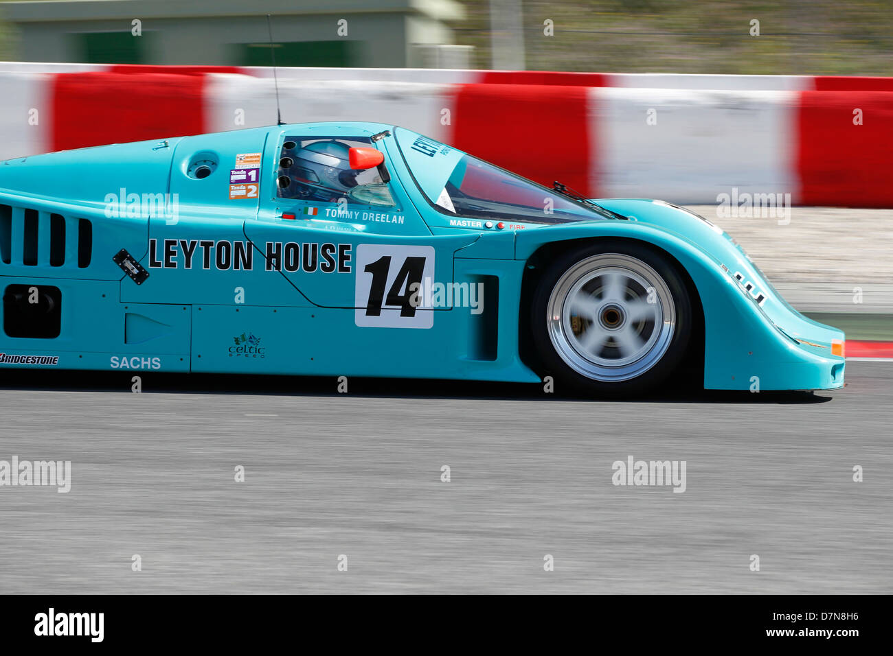 Group C race at Barcelona Catalonia Classic Revival, Montmelo circuit ...