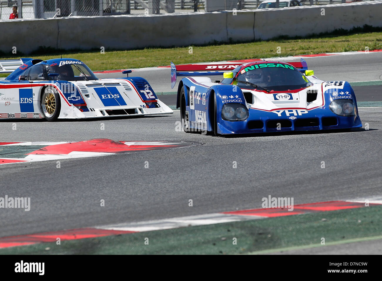 Group C race at Barcelona Catalonia Classic Revival, Montmelo circuit ...