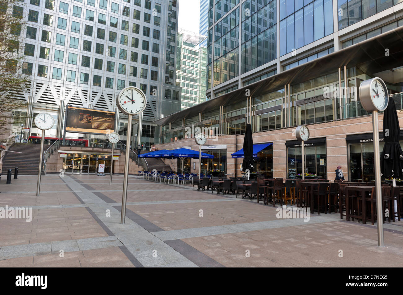 Reuters Plaza, Canary Wharf, London, England, United Kingdom. Stock Photo