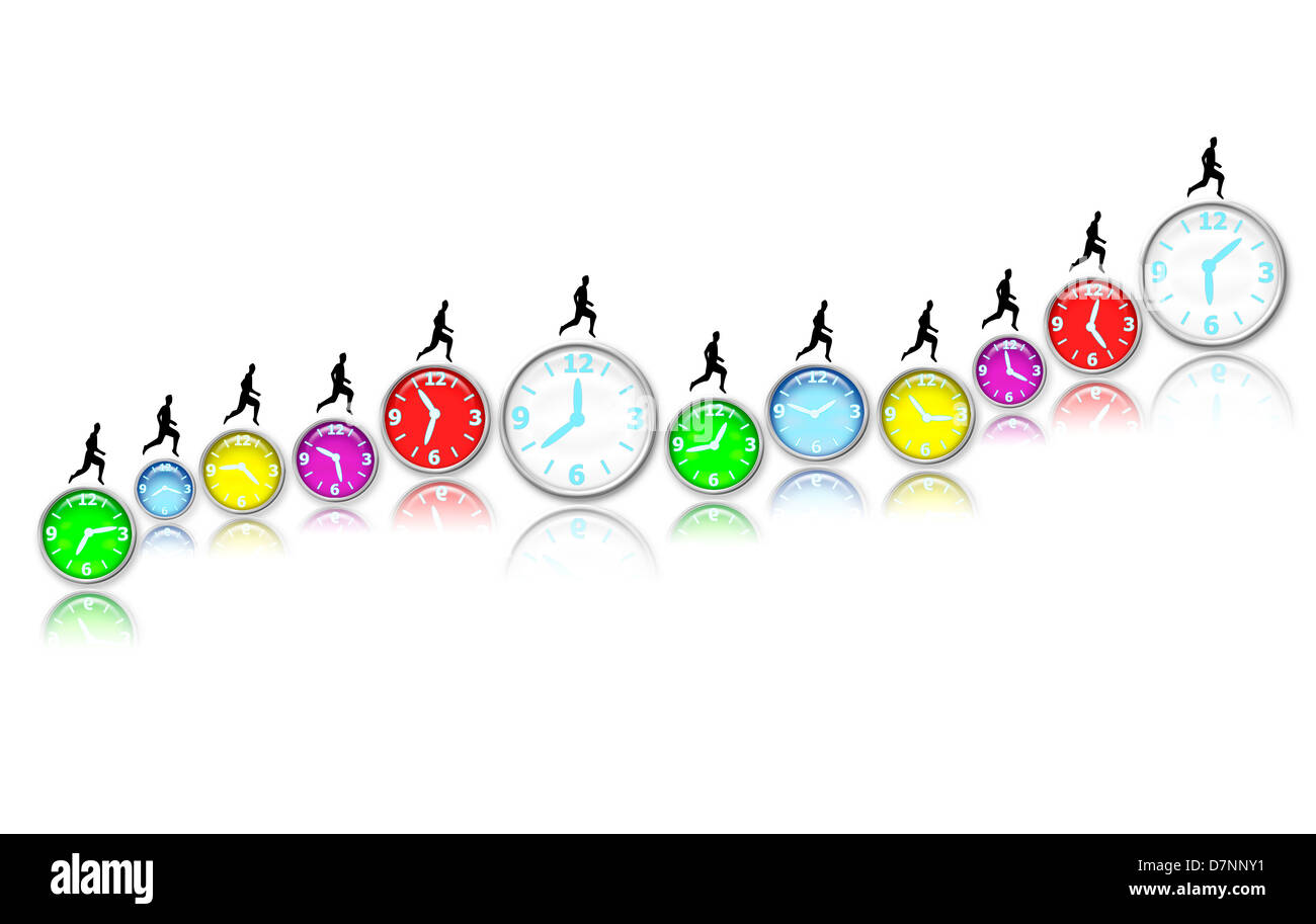 Time on site Cut Out Stock Images Pictures Alamy