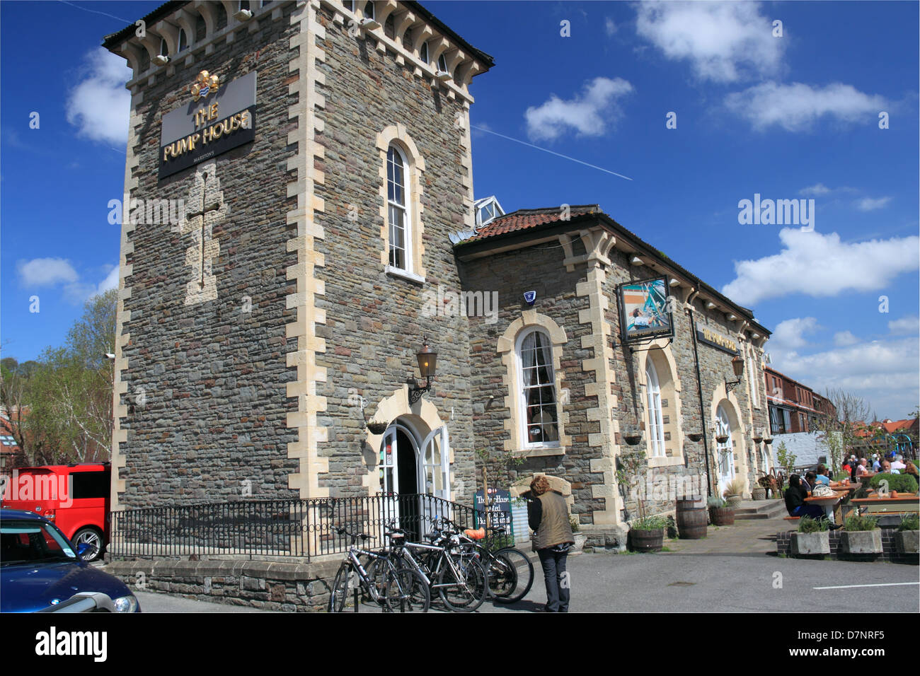 The Pump House waterside gastropub and restaurant, Hotwells, Bristol, England, Great Britain, United Kingdom, UK, Europe Stock Photo