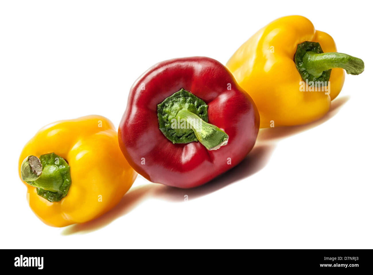 Red Bell Pepper on wood Stock Photo - Alamy