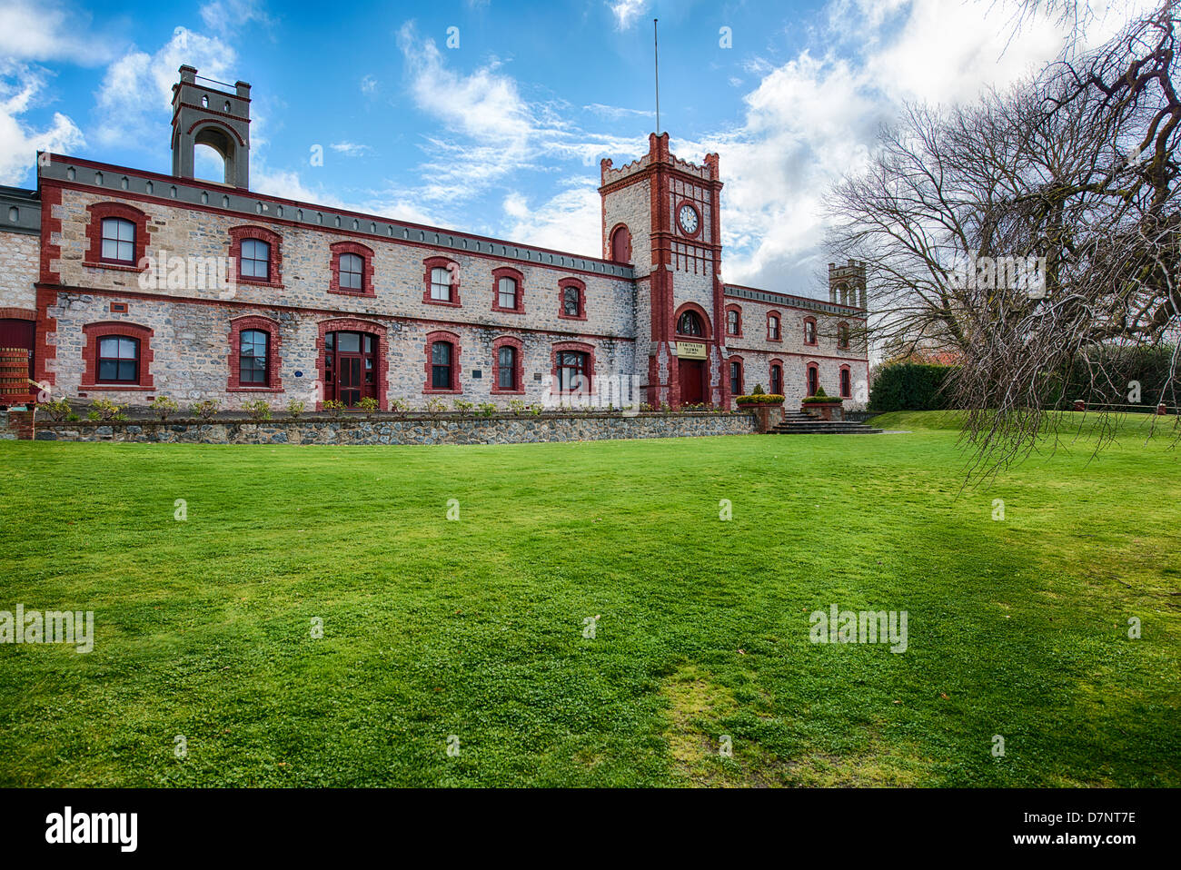 The historic Yalumba winery in the Barossa Valley. Stock Photo