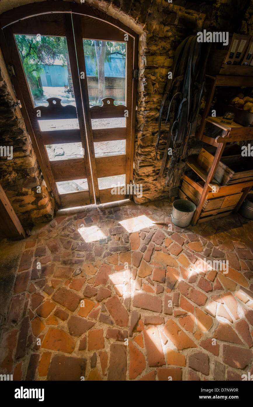 The historic Rockfords Winery cellar door sales area in South Australia's Barossa Valley. Stock Photo