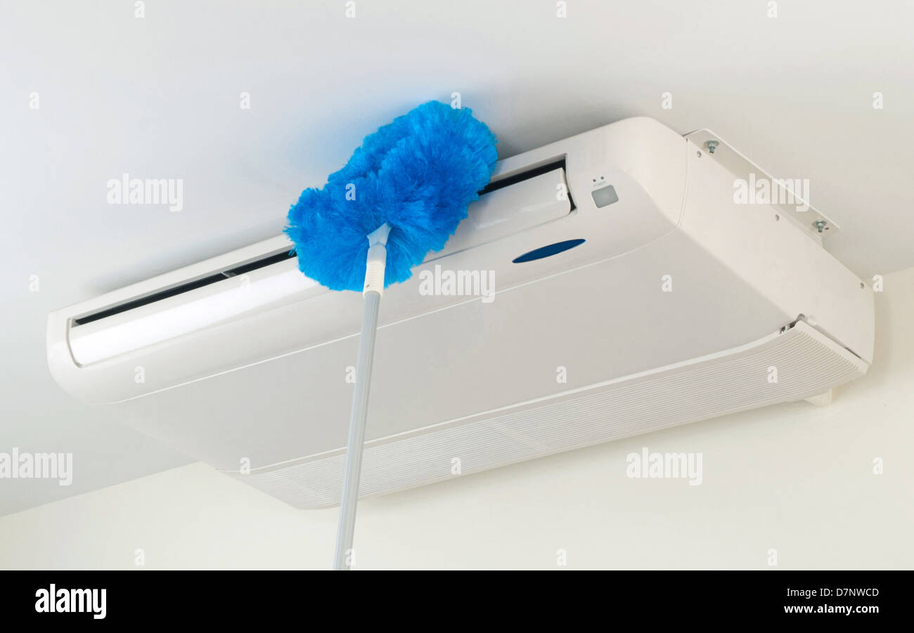 Duster feather the utility of cleaning Stock Photo - Alamy