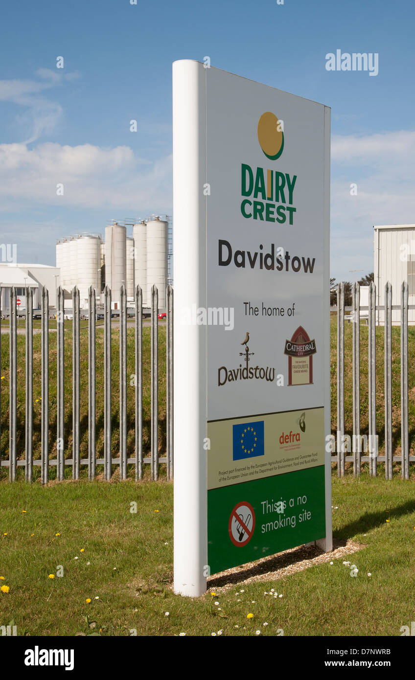 Davidstow cheese factory North Cornwall England UK Stock Photo Alamy